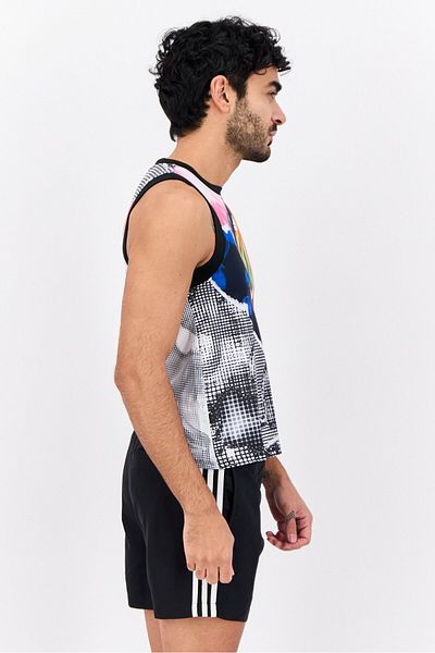 adidas Men Sportswear Fit Sleeveless Training Vest, Multicolor