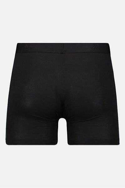 adidas Men 3 Pcs Brand Logo Boxer Brief, Black