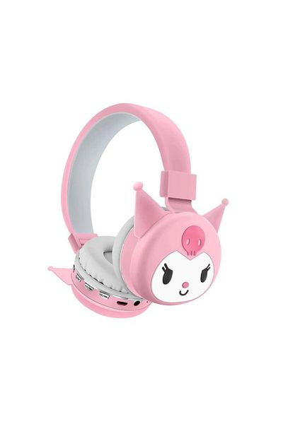 GENERAL Kuromi Wireless Bluetooth Headset Gaming Headset Foldable Support FM Computer Mobile Phone