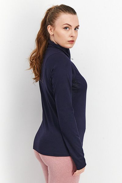 adidas Women Sportswear Fit Brand Logo Sweatshirt, Navy