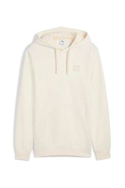 Puma 69090099 Ess Elevated Hoodie Tr Cream Hood Collar Regular Fit Plain Men's Sweatshirt