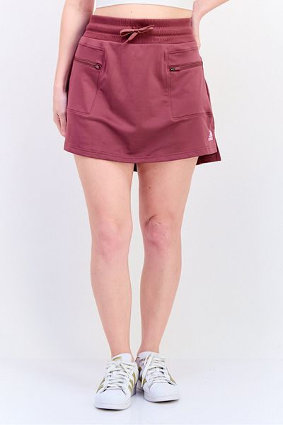 adidas Women Sportswear Fit Outdoor Skort, Light Maroon