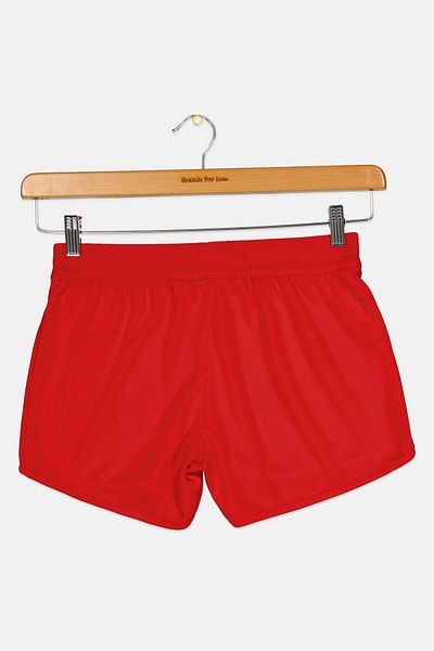 adidas Kids Boy Brand Logo Training Shorts, Red