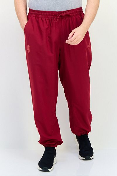 adidas Men Sportswear Fit Brand Logo Outdoor Sweatpants, Maroon