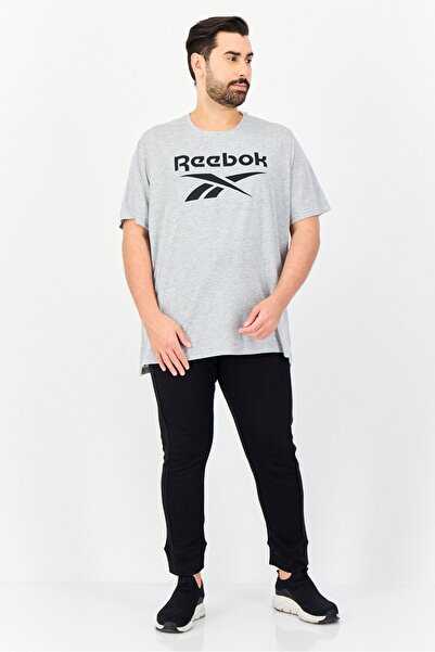 Reebok Men Sportswear Fit Short Sleeve Training T-shirt, Grey