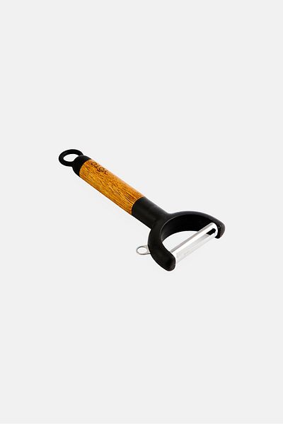 YOTO Stainless Steel Y Peeler With Acacia Wood Handle, Multicolor