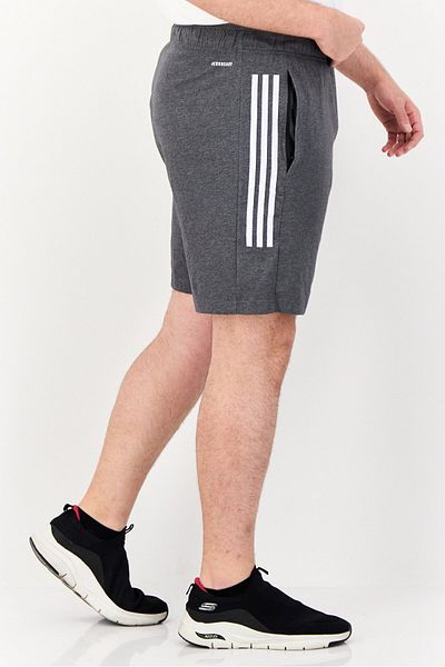 adidas Men Sportswear Fit Brand Logo Training Shorts, Dark Grey Heather