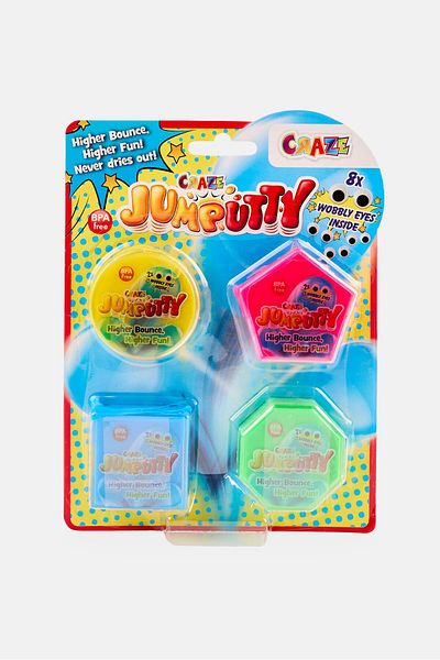 CRAZE 4 Pack Jumputty Blister