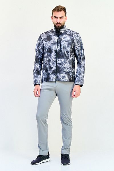 adidas Men Sportswear Fit Long Sleeve Outdoor Jacket, Multicolor