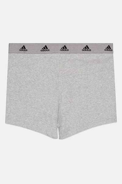 adidas Women Brand Logo Boy Short, Grey