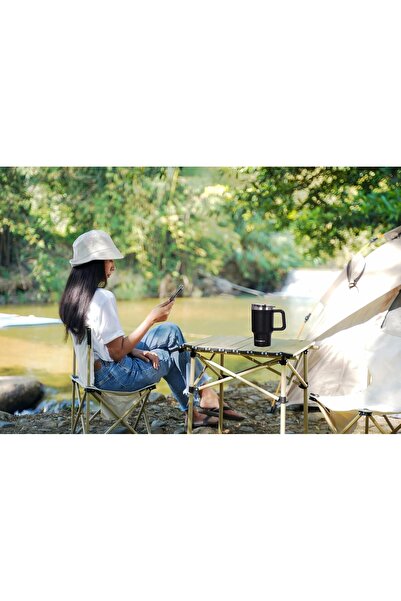 genernic كوب سفر ويستنج هاوس مزدوج الجدار من الفولاذ المقاوم للصدأ، سعة 1.18 لتر، أبيض