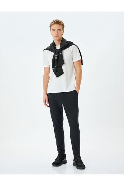 Koton Νέα σεζόν Jogger αθλητικό παντελόνι με κορδόνια στη μέση και λεπτομέρεια τσέπης
