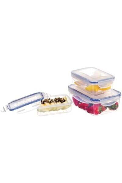 Westinghouse Rectangular Food Storage Box Set | 3 Sizes: 0.5L, 1.0L, 1.5L | Stackable & Airtight | B