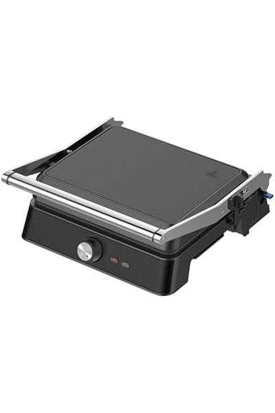 White Westinghouse Westinghouse USA Retro Series Contact Grill – 290 x 240mm – Black | 2200W Power, 180° Opening,