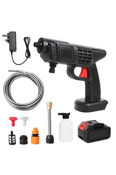 Generic Portable spray gun, 200W, spraying distance 10m, set with 2 batteries,