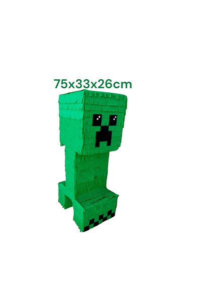 MINECRAFT Pixel Creeper Game Birthday Party Pinata for kids