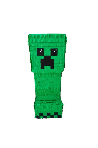 MINECRAFT Pixel Creeper Game Birthday Party Pinata for kids
