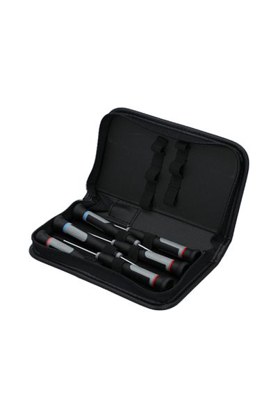 ACE 6-Piece Durable Break-Resistant Precision Screwdriver Set Black and Grey