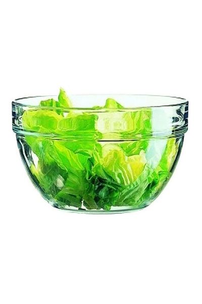 Luminarc Premium Tempered Glass Stackable Salad Bowl Clear 20cm