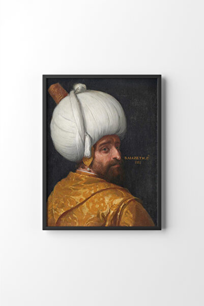 epiqart Yıldırım Bayezid - Siyah Çerçeve