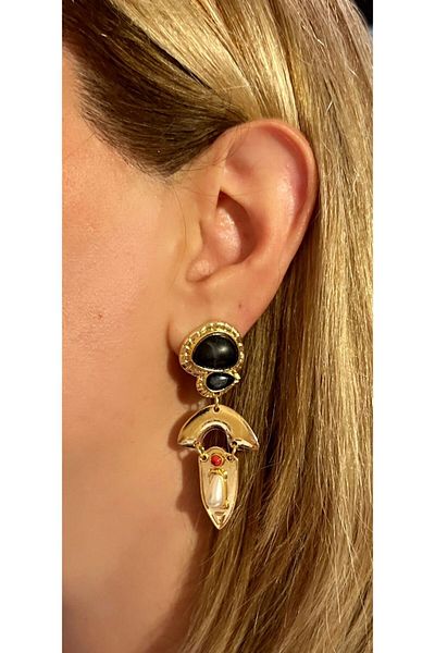 Store أقراط أنيقة مكافئة لعلامة Diva Charm