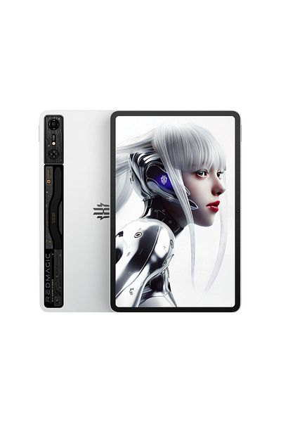 REDMAGIC جهاز Nubia Redmagic Gaming Tablet Pro NP03J - واي فاي، ذاكرة وصول عشوائي (RAM) سعة 12 جيجابايت، سعة تخزين 256 جيجابايت، إصدار Snowfall - النسخة الصينية (النسخة العالمية)