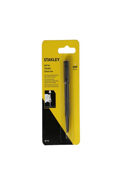 Stanley Long Beveled Tip Precision Milled Steel Nail Setter
