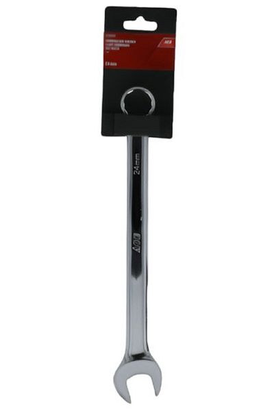 ACE Nickel-Chrome Plated Durable Combination Wrench Silver 24mm