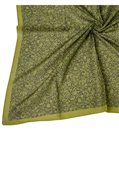 mim eşarp وشاح ميم برايم قطن منقوش بالزهور مقاس 90x90 سم