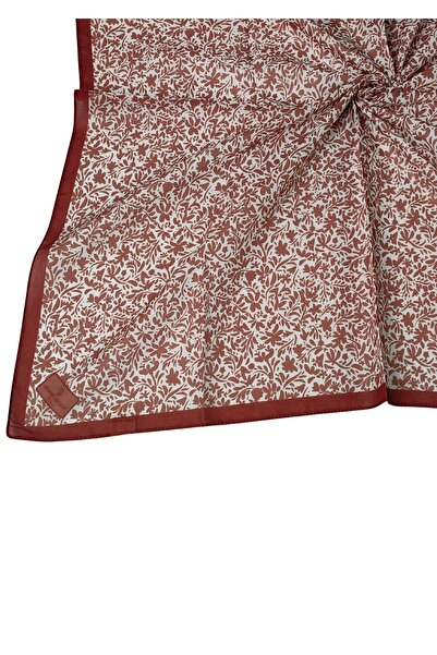 mim eşarp Φουλάρι Mim Prime με σχέδιο βαμβακερής ανθοφορίας 90x90 εκ.