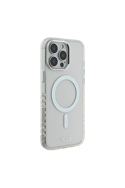 TUMI كفر خلفي شفاف لـ iPhone 16 Pro بتصميم فرنسي أنيق من TUMI ويدعم Mag Safe – من CG Mobile