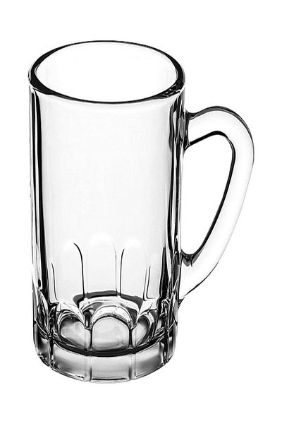 Luminarc 6-Piece Premium Quality Tempered Glass Boreal Tea Mug Set Clear 90ml