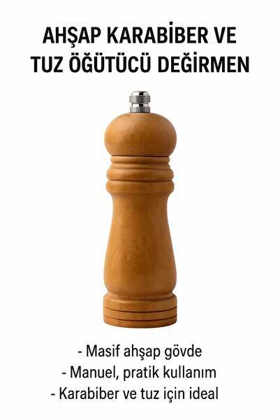 keyfisepet en keyifli sepet مطحنة الفلفل والملح ذات الهيكل الخشبي – رف توابل ...