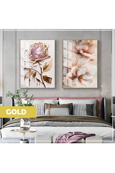 Harikabirev ΥΠΕΡΑΣΤΗ | ΣΥΝΔΥΑΣΜΟΣ ΡΟΖ ΡΟΖ ΠΟΥΔΡΑΣ (FLORAL ART) | ΓΥΑΛΙ ΤΕΤΑΡΤΟ ΚΑΘΕΤΟ ΤΑΒΛΟ ΜΕ ΣΚΕΛΟΣ