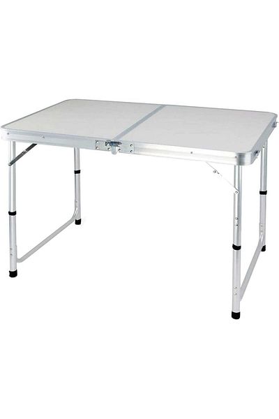 Generic 120cm Aluminum Folding Table with Handle, Lightweight and Portable Camping Table for Picnic, Beach,