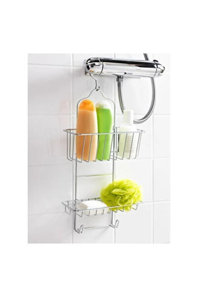 IKEA Hanging Shower Basket 24X53 cm Stainless Steel