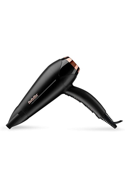 BABYLİSS Hair Dryer, 2200W, 2 Speed, 3 Heat, Ionic Frizz Control, Tourmaline Ceramic, D570DSDE, Blac
