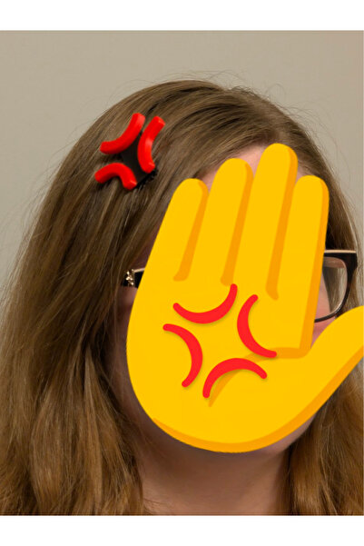Kawaii Emoji Saç Tokası