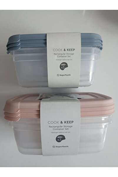 Bager Plastic Cook&Keep Storage Container 600 ml