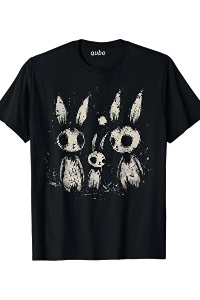 qubo sportswear & company qubo Unisex Oversize εμπριμέ βαμβακερό λαιμόκοψη κο...