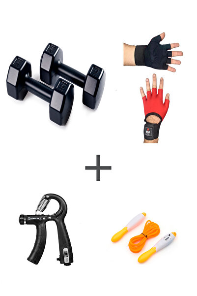 Besinistanbul PS SPOR 1 KG DAMBIL SET(1KG 2 ADET DAMBIL) +BODY ELDİVEN SAYAÇL...