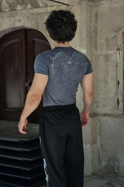 Liber TheGauntlet - T-shirt συμπίεσης (Καπνιστό)