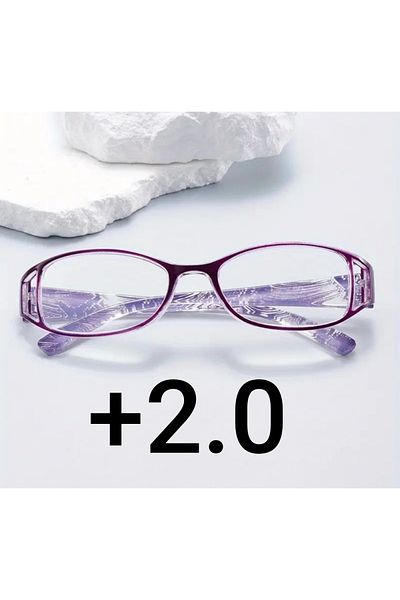 zhara tech (+2.0) Trend Quality Frame Blue Light Protection Close Reading Glasses (+2.0)
