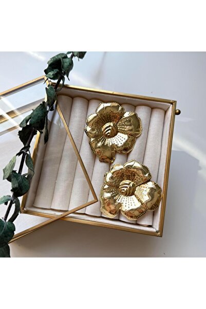 Alice İsstanbul Gold Flower Earrings