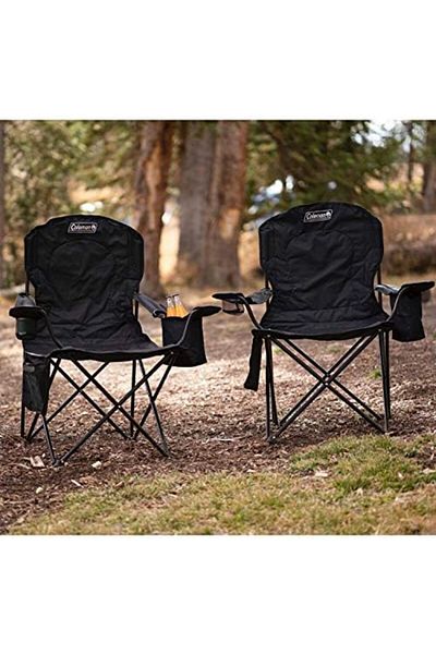 Coleman Camping chair with built-in soft cooler by Coleman - Black