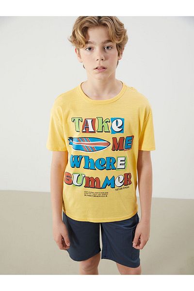 LC Waikiki Crew Neck Boy's T-Shirt