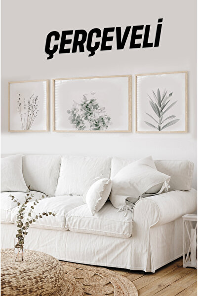 kutuTR Ahşap Çerçeveli Mdf Tablo Seti Matisse, Bohem, Kusama Salon Ve Oturma ...