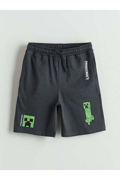 LC Waikiki Elastic Waist m Printed Boy Shorts