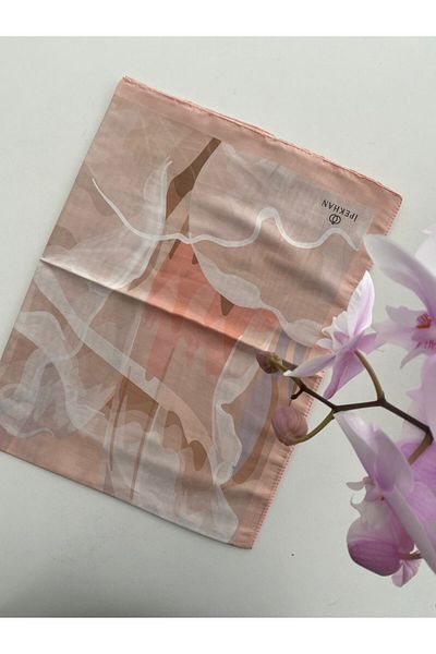 İpekhan Rainbow Pattern Thin Cotton Shawl