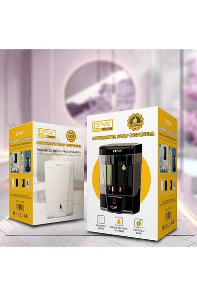 Denx جهاز توزيع الصابون التلقائي DENX DX2589 بسعة كبيرة 600 مل